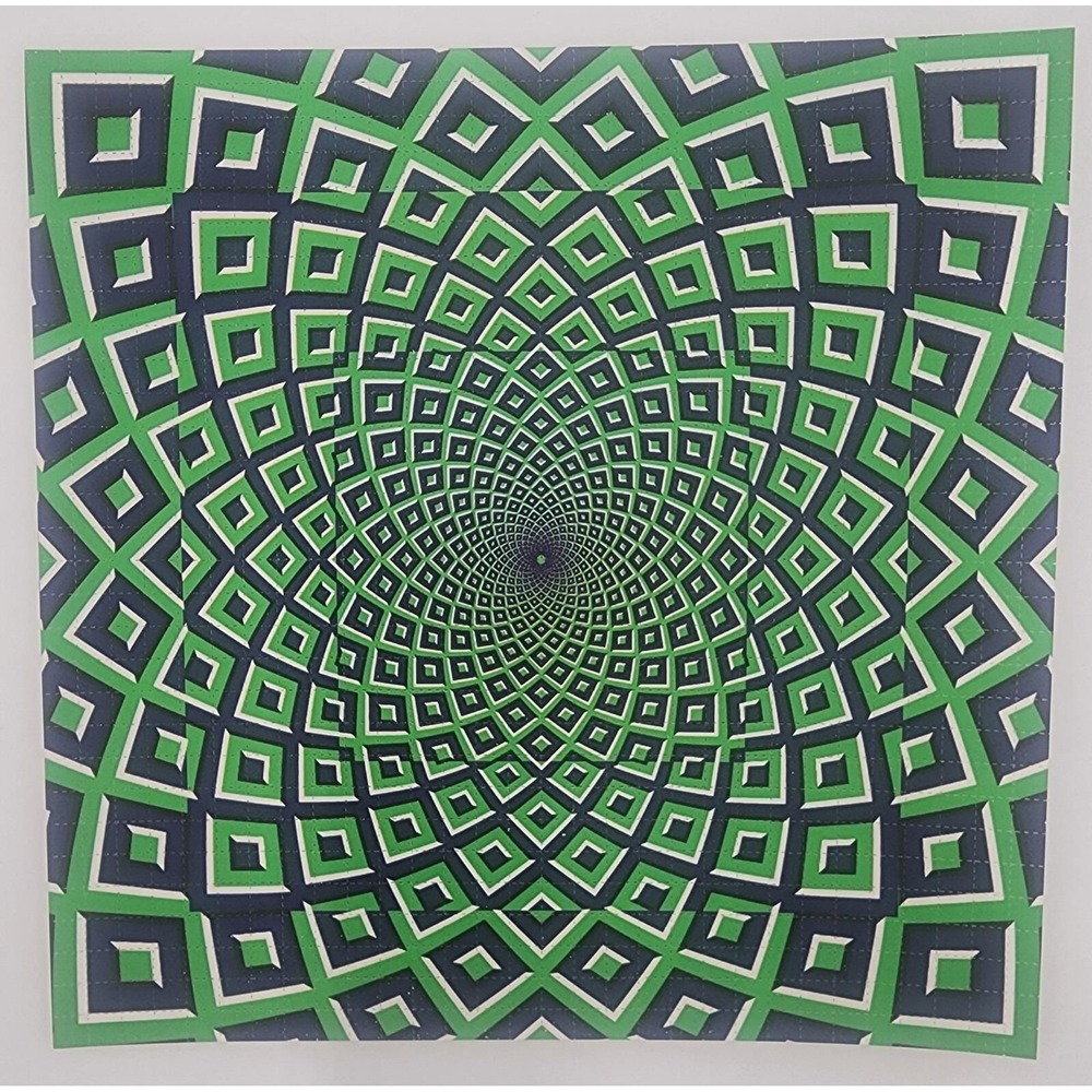 Optical Illusion‎ Blotter Art Print OP Art